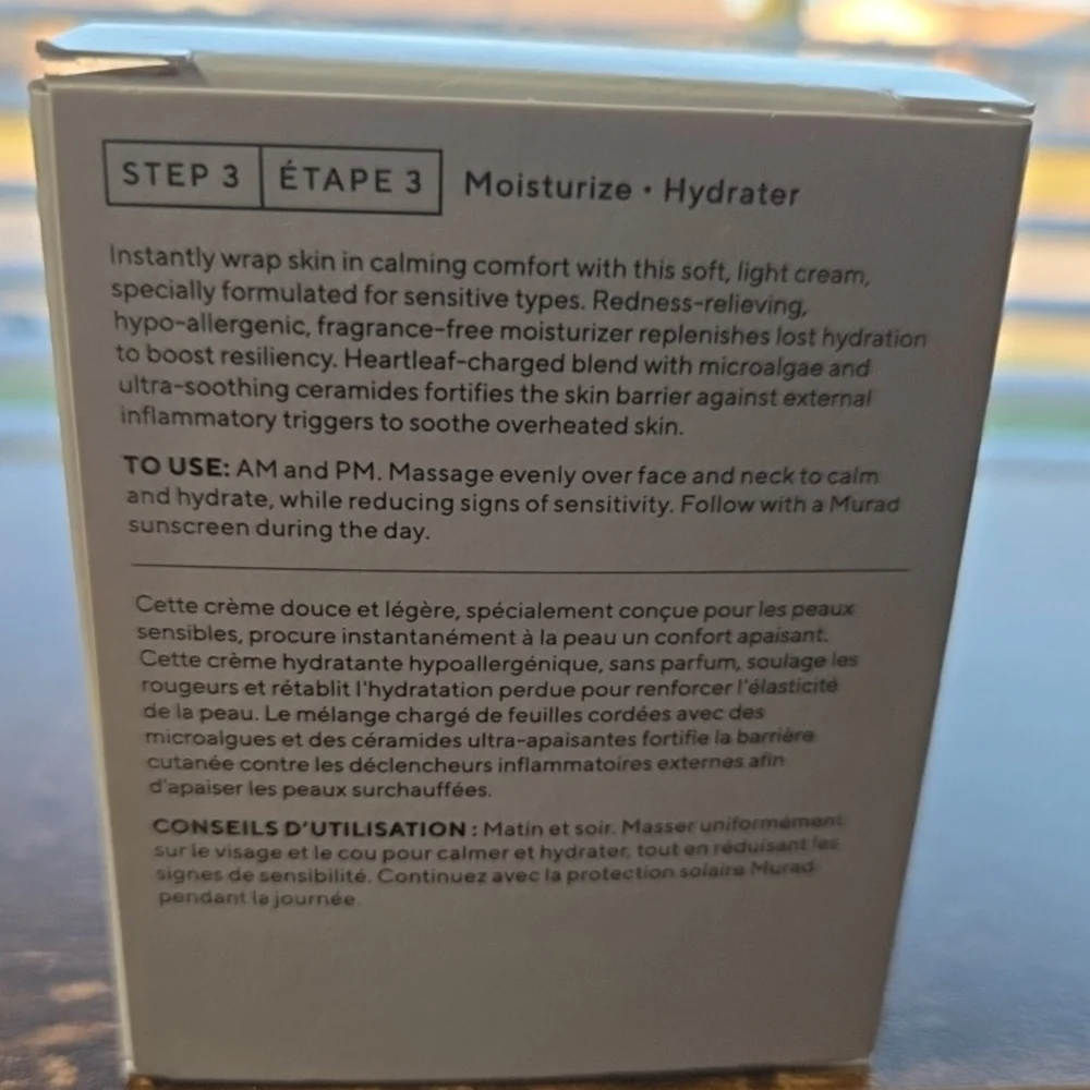 Murad Heartleaf Calming Cream‎ - Sensitive Skin 1.7 oz New In Box